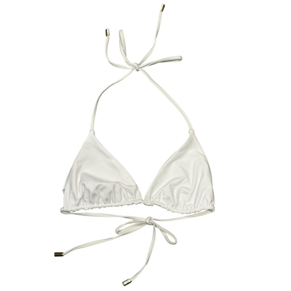 MONDAY Swimwear Palma Top in White
